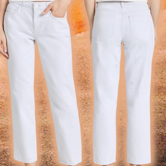 NWT L’AGENCE ‘Mateo’ Mid-Rise Slouchy Straight Leg Jeans in “Blue Frost” Size 24 - Picture 1 of 16